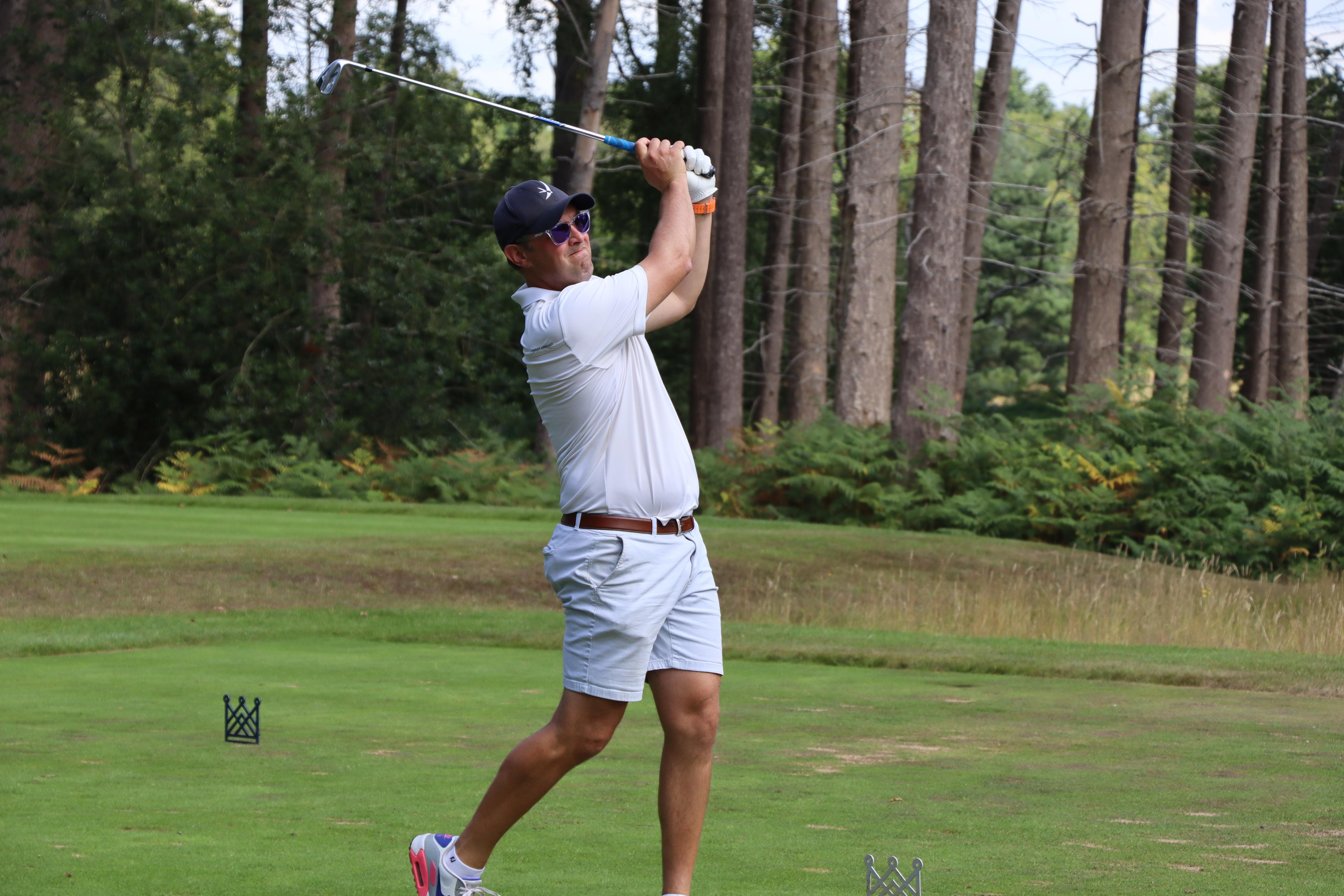golfing